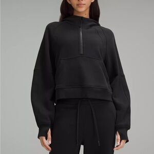 Women's Lululemon Black Oversized Scuba